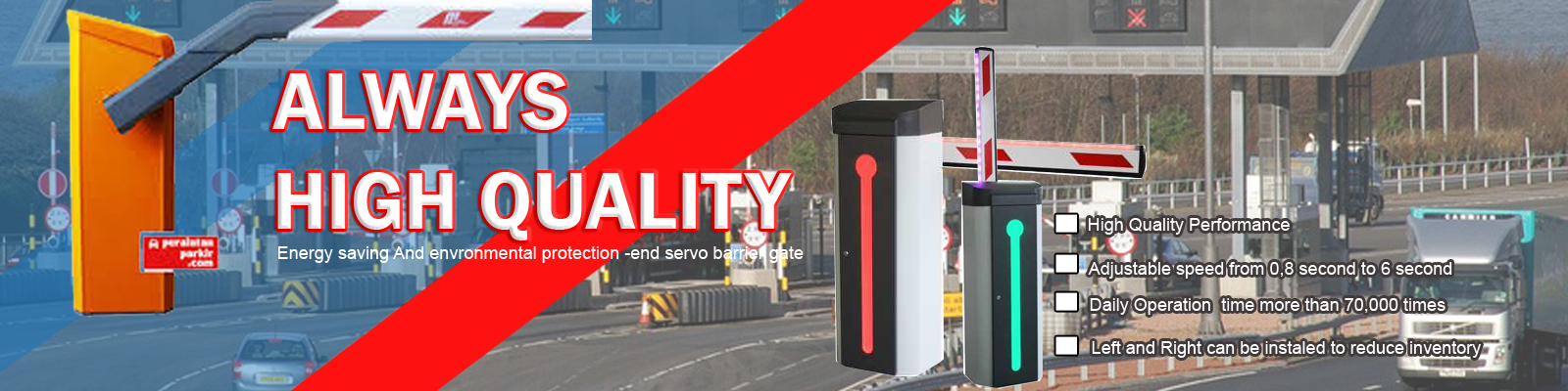 Barrier Gate or Portal Parkir Otomatis